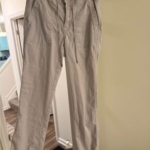 American Eagle Lightweight Drawstring Pants - Stone Gray